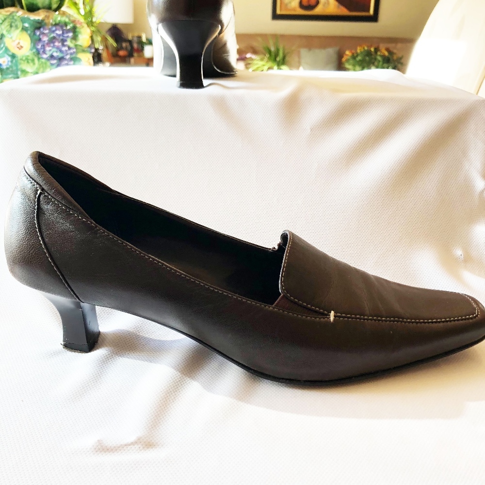 Brown Leather Pumps by Michael Shannon